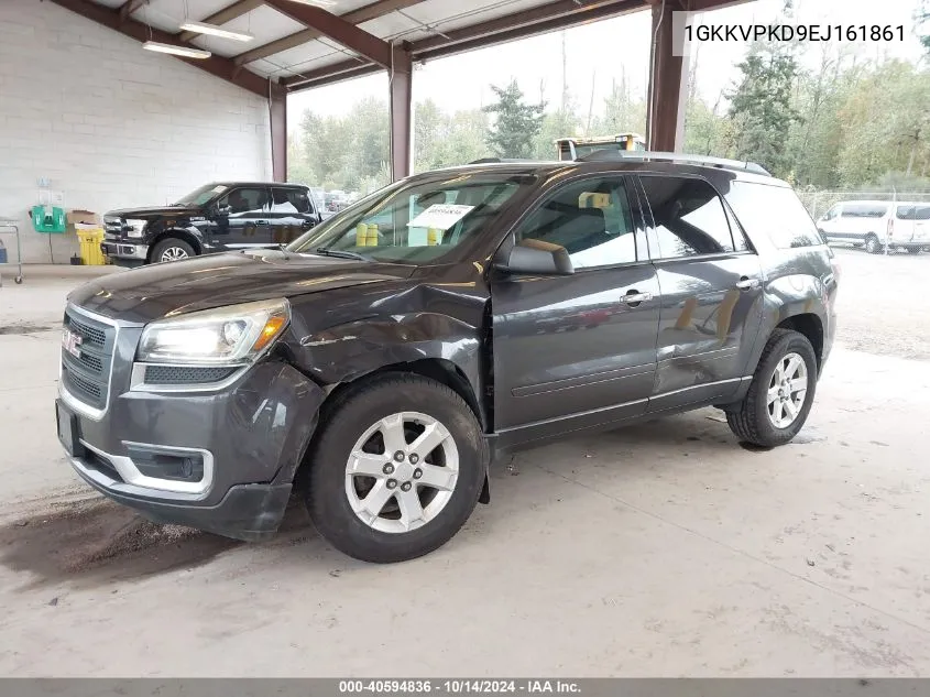 2014 GMC Acadia Sle-2 VIN: 1GKKVPKD9EJ161861 Lot: 40594836