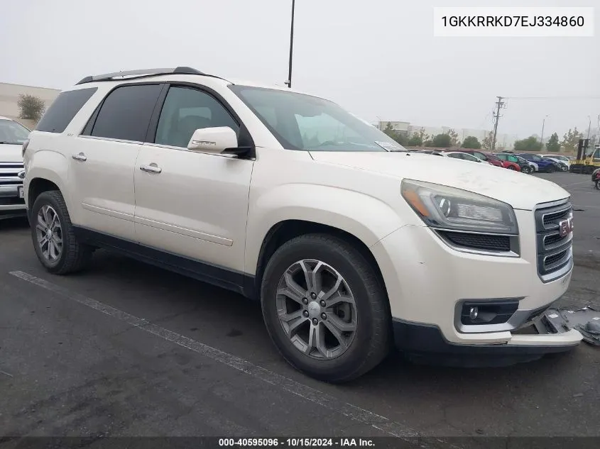 2014 GMC Acadia Slt-1 VIN: 1GKKRRKD7EJ334860 Lot: 40595096