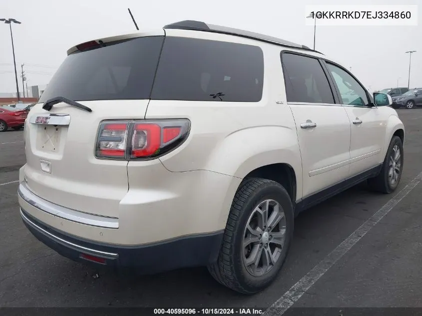 1GKKRRKD7EJ334860 2014 GMC Acadia Slt-1