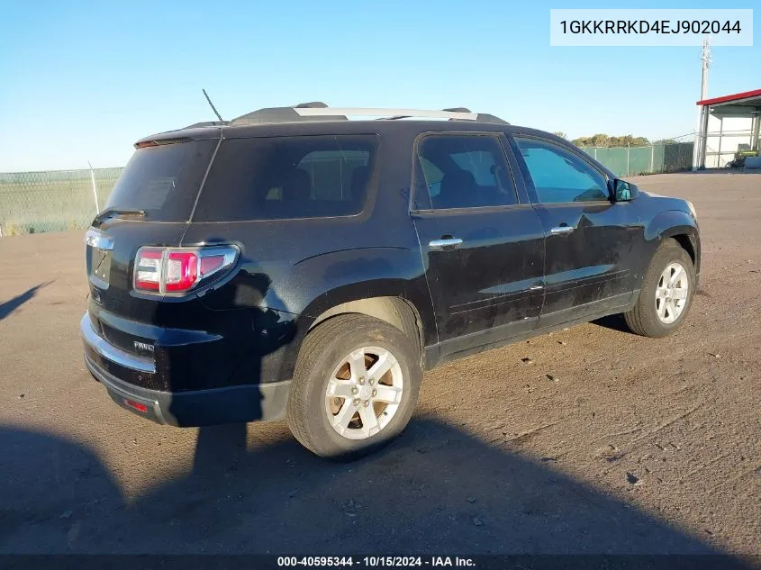 2014 GMC Acadia Sle-2 VIN: 1GKKRRKD4EJ902044 Lot: 40595344