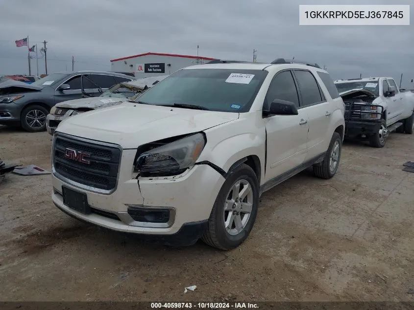 1GKKRPKD5EJ367845 2014 GMC Acadia Sle-2