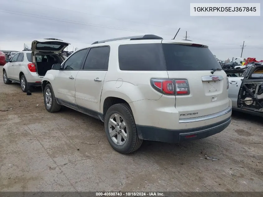 1GKKRPKD5EJ367845 2014 GMC Acadia Sle-2