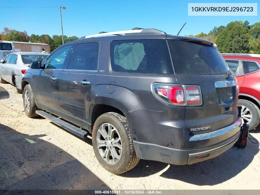 2014 GMC Acadia Slt-1 VIN: 1GKKVRKD9EJ296723 Lot: 40615591