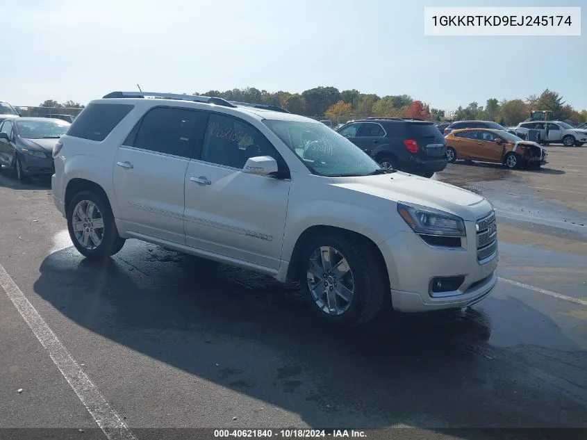 2014 GMC Acadia Denali VIN: 1GKKRTKD9EJ245174 Lot: 40621840