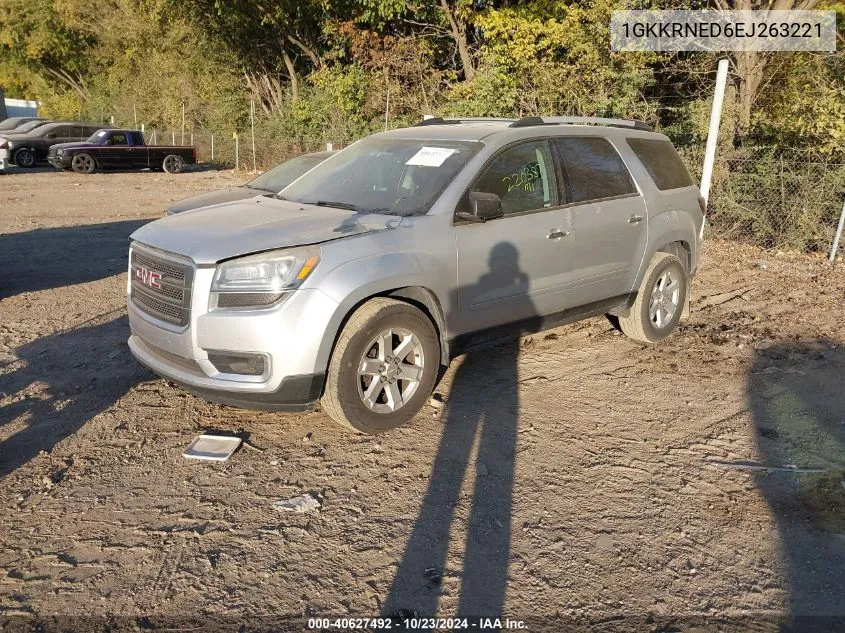 1GKKRNED6EJ263221 2014 GMC Acadia Sle-1