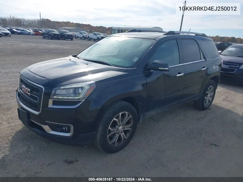 1GKKRRKD4EJ250012 2014 GMC Acadia Slt-1