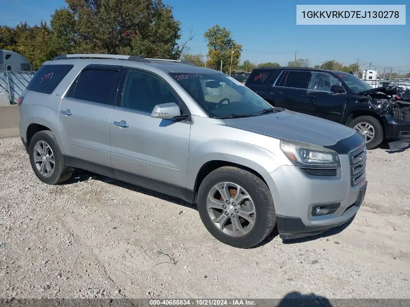 2014 GMC Acadia VIN: 1GKKVRKD7EJ130278 Lot: 40655834