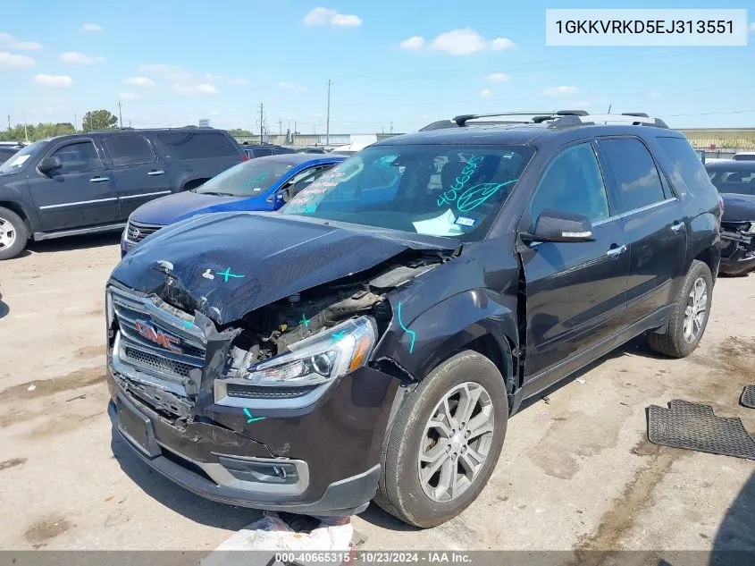 2014 GMC Acadia Slt-1 VIN: 1GKKVRKD5EJ313551 Lot: 40665315