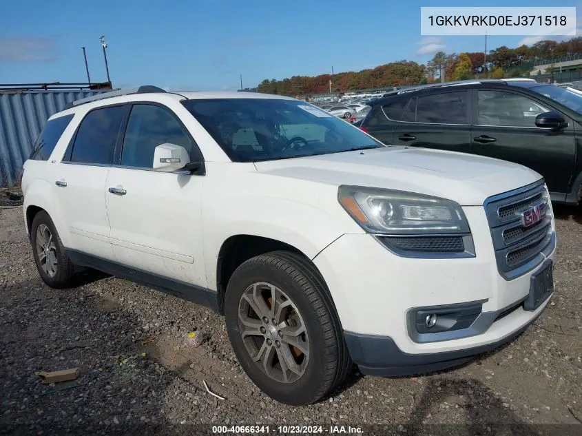 2014 GMC Acadia Slt-1 VIN: 1GKKVRKD0EJ371518 Lot: 40666341