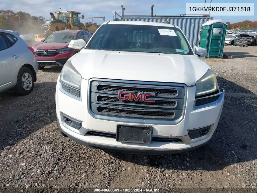 2014 GMC Acadia Slt-1 VIN: 1GKKVRKD0EJ371518 Lot: 40666341