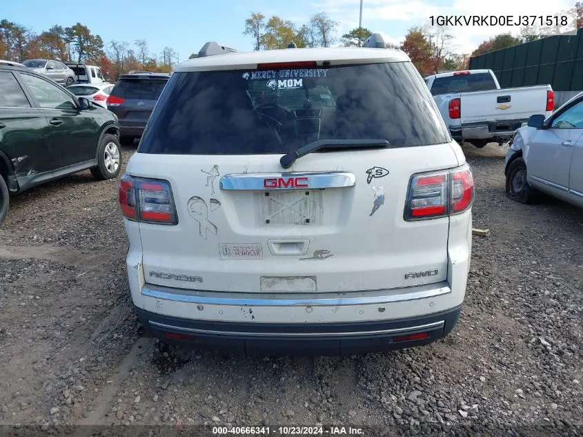 2014 GMC Acadia Slt-1 VIN: 1GKKVRKD0EJ371518 Lot: 40666341