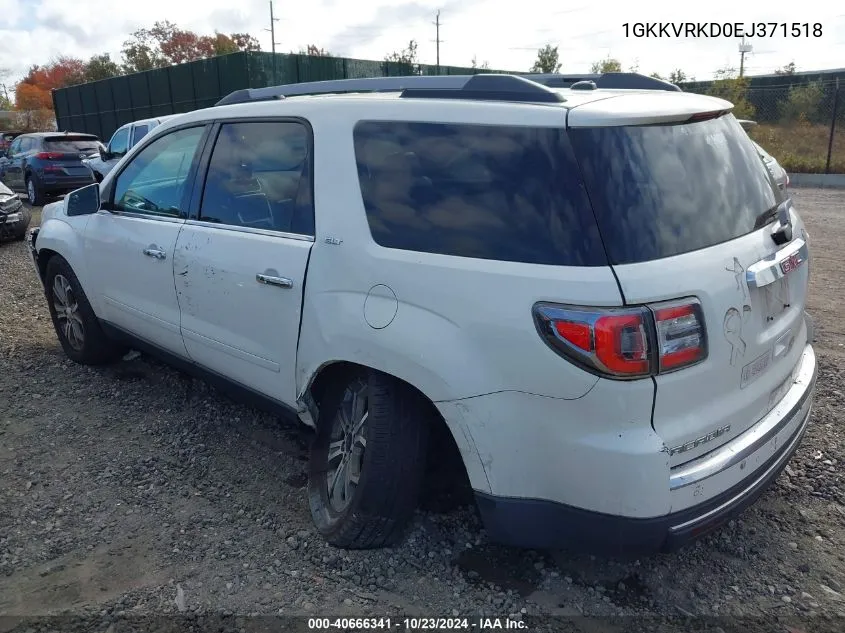 2014 GMC Acadia Slt-1 VIN: 1GKKVRKD0EJ371518 Lot: 40666341