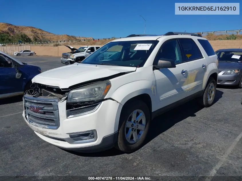 2014 GMC Acadia Sle-1 VIN: 1GKKRNED6EJ162910 Lot: 40747278