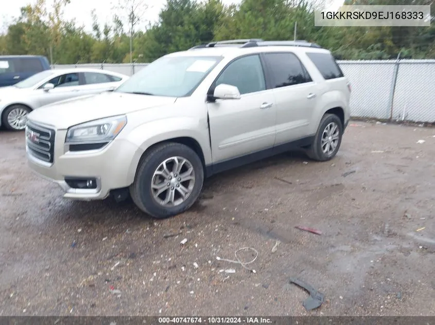 2014 GMC Acadia Slt-2 VIN: 1GKKRSKD9EJ168333 Lot: 40747674