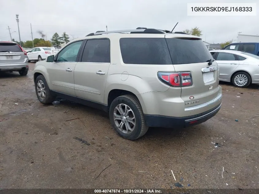 2014 GMC Acadia Slt-2 VIN: 1GKKRSKD9EJ168333 Lot: 40747674