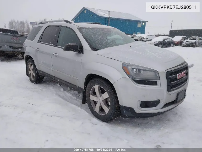 2014 GMC Acadia Sle-2 VIN: 1GKKVPKD7EJ280511 Lot: 40751758