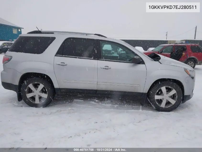 2014 GMC Acadia Sle-2 VIN: 1GKKVPKD7EJ280511 Lot: 40751758