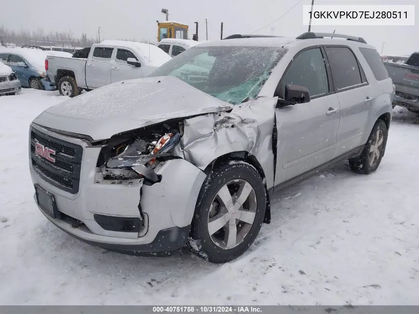 2014 GMC Acadia Sle-2 VIN: 1GKKVPKD7EJ280511 Lot: 40751758