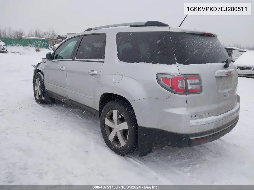 2014 GMC Acadia Sle-2 VIN: 1GKKVPKD7EJ280511 Lot: 40751758