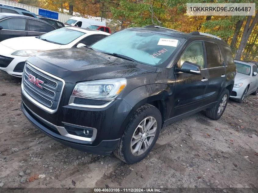 2014 GMC Acadia Slt-1 VIN: 1GKKRRKD9EJ246487 Lot: 40833105