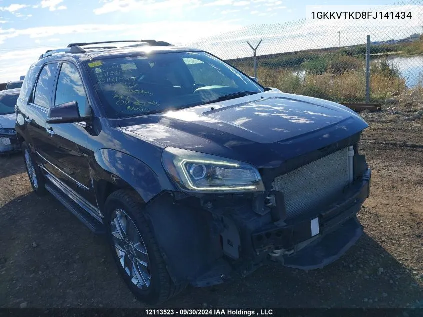 2015 GMC Acadia VIN: 1GKKVTKD8FJ141434 Lot: 12113523