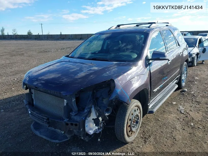 1GKKVTKD8FJ141434 2015 GMC Acadia