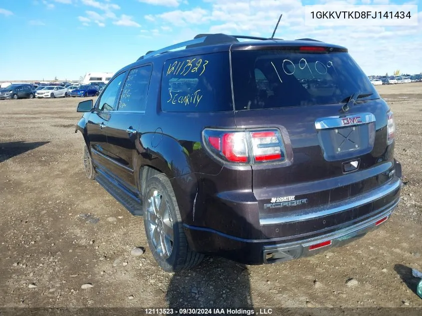 1GKKVTKD8FJ141434 2015 GMC Acadia