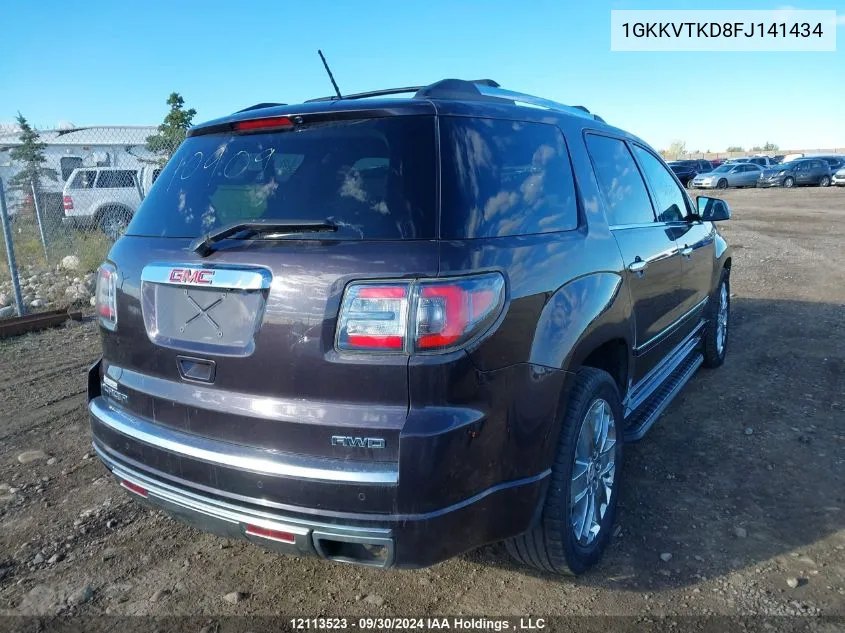 1GKKVTKD8FJ141434 2015 GMC Acadia