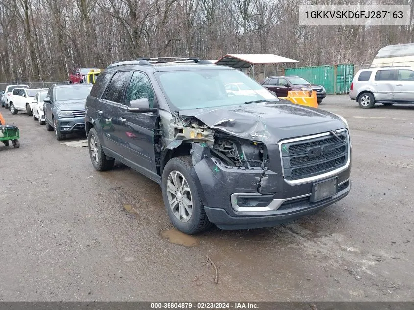 2015 GMC Acadia Slt-2 VIN: 1GKKVSKD6FJ287163 Lot: 38804879