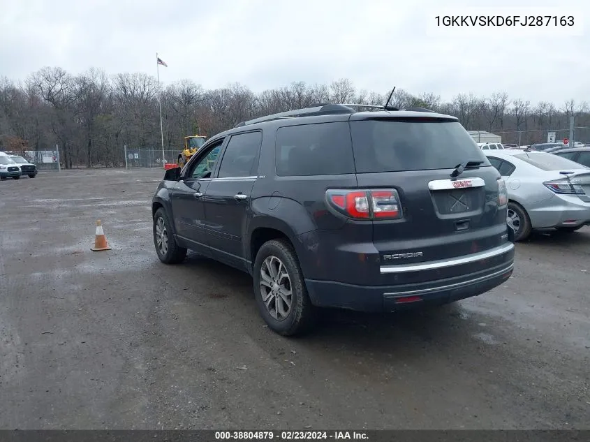 2015 GMC Acadia Slt-2 VIN: 1GKKVSKD6FJ287163 Lot: 38804879