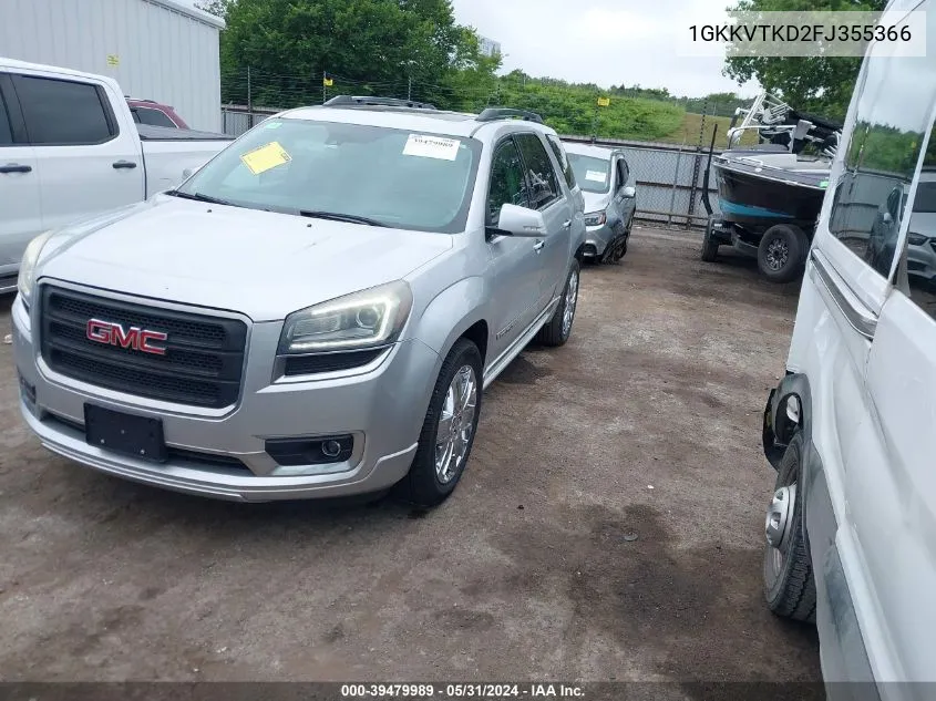 1GKKVTKD2FJ355366 2015 GMC Acadia Denali