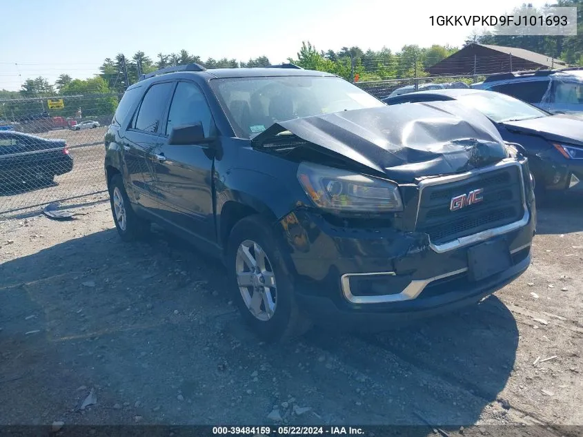 2015 GMC Acadia Sle-2 VIN: 1GKKVPKD9FJ101693 Lot: 39484159