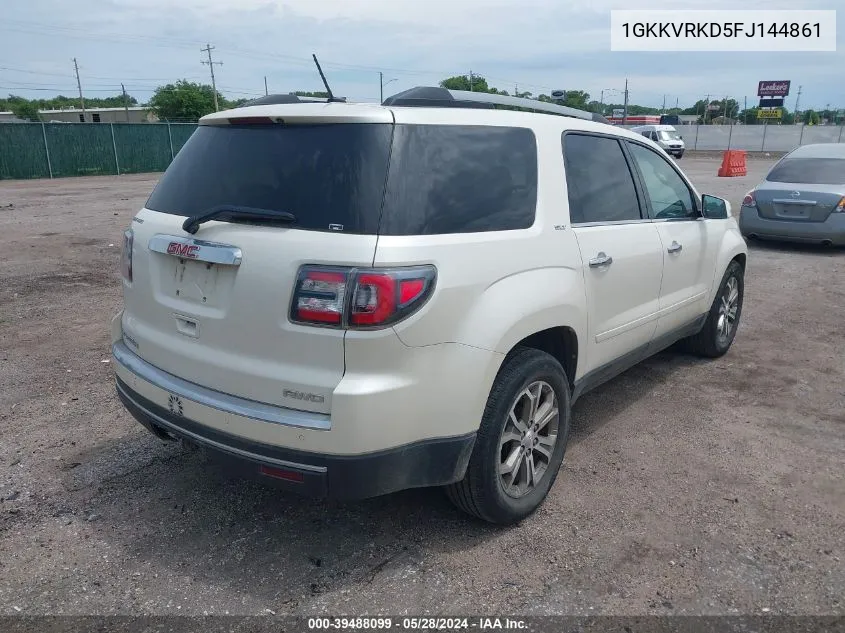 2015 GMC Acadia Slt-1 VIN: 1GKKVRKD5FJ144861 Lot: 39488099