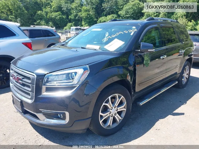 2015 GMC Acadia Slt-1 VIN: 1GKKVRKD8FJ260863 Lot: 39609522