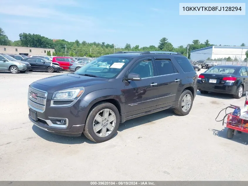 1GKKVTKD8FJ128294 2015 GMC Acadia Denali