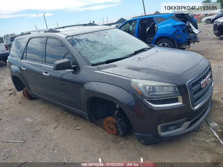 1GKKRPKD4FJ193686 2015 GMC Acadia Sle-2