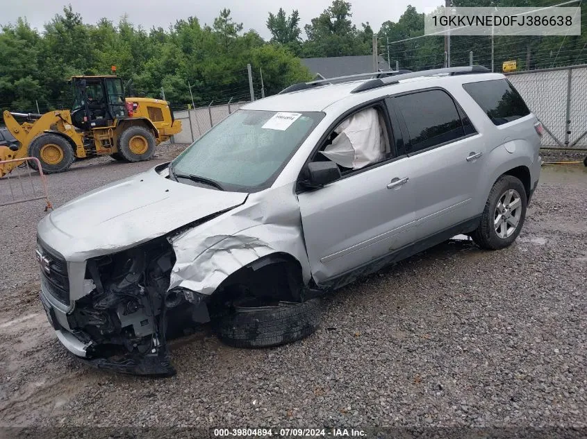 1GKKVNED0FJ386638 2015 GMC Acadia Sle-1