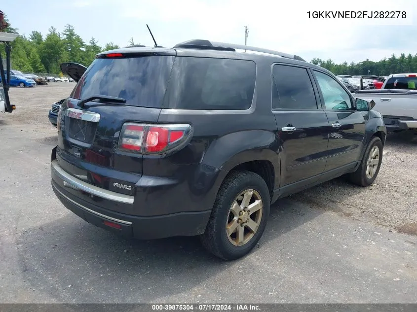 2015 GMC Acadia Sle-1 VIN: 1GKKVNED2FJ282278 Lot: 39875304