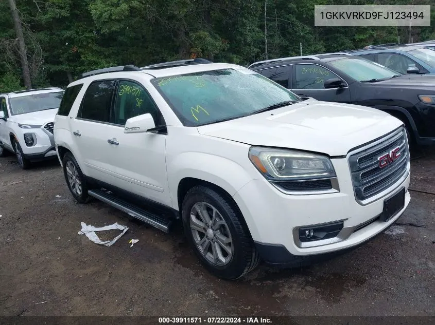 2015 GMC Acadia Slt-1 VIN: 1GKKVRKD9FJ123494 Lot: 39911571