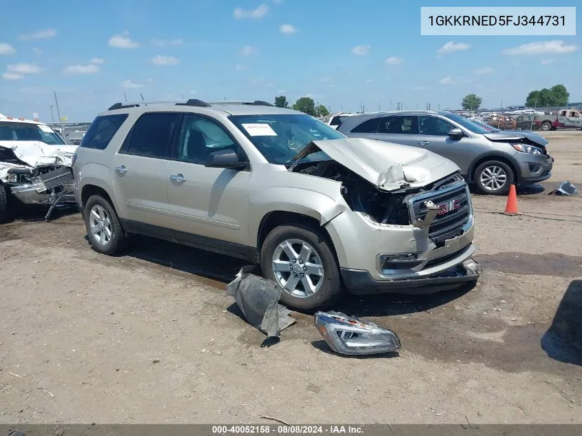 2015 GMC Acadia Sle-1 VIN: 1GKKRNED5FJ344731 Lot: 40052158