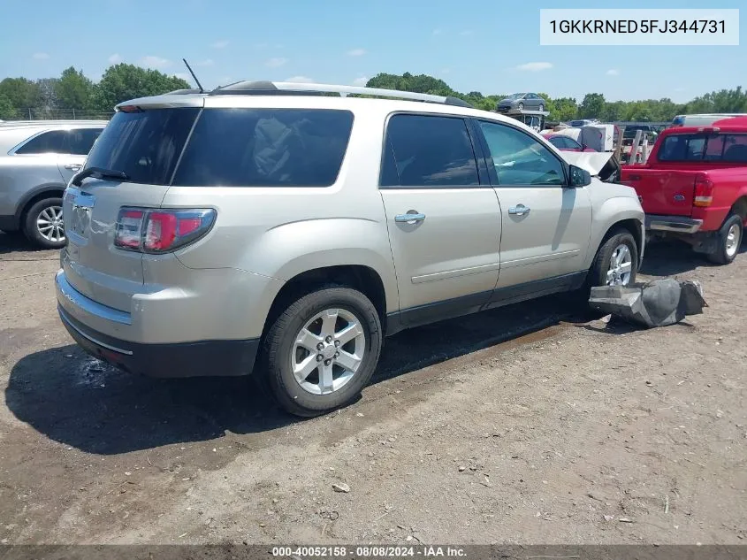 2015 GMC Acadia Sle-1 VIN: 1GKKRNED5FJ344731 Lot: 40052158