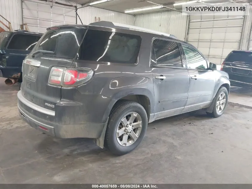 1GKKVPKD0FJ341148 2015 GMC Acadia Sle-2