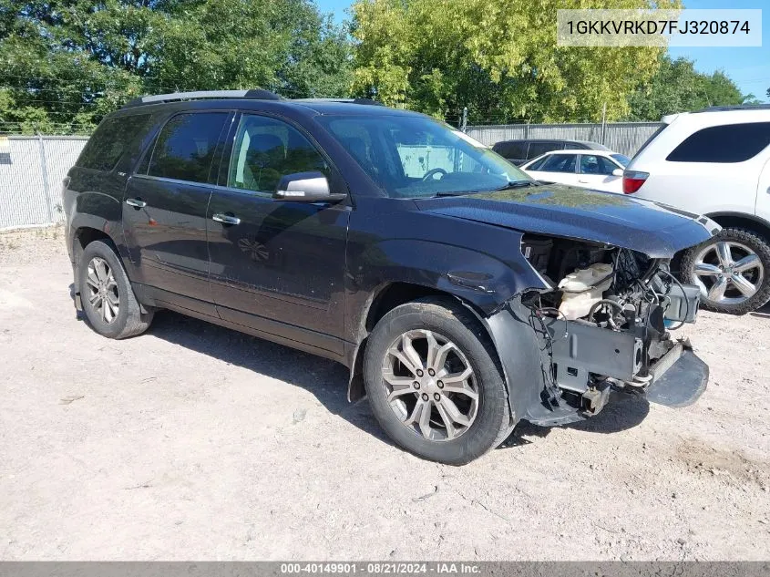 2015 GMC Acadia Slt-1 VIN: 1GKKVRKD7FJ320874 Lot: 40149901