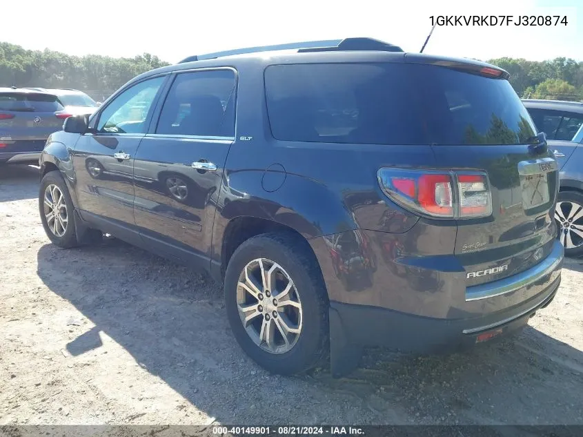 1GKKVRKD7FJ320874 2015 GMC Acadia Slt-1