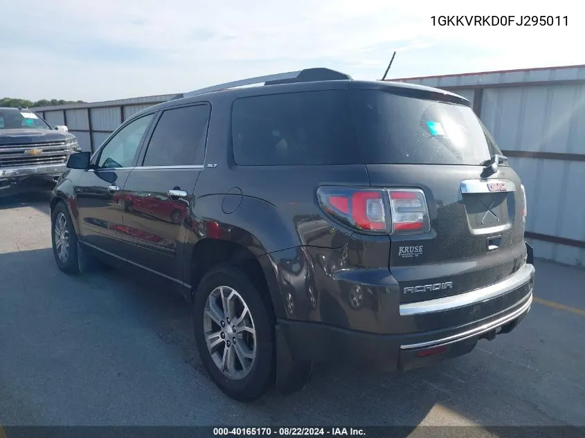 2015 GMC Acadia Slt-1 VIN: 1GKKVRKD0FJ295011 Lot: 40165170