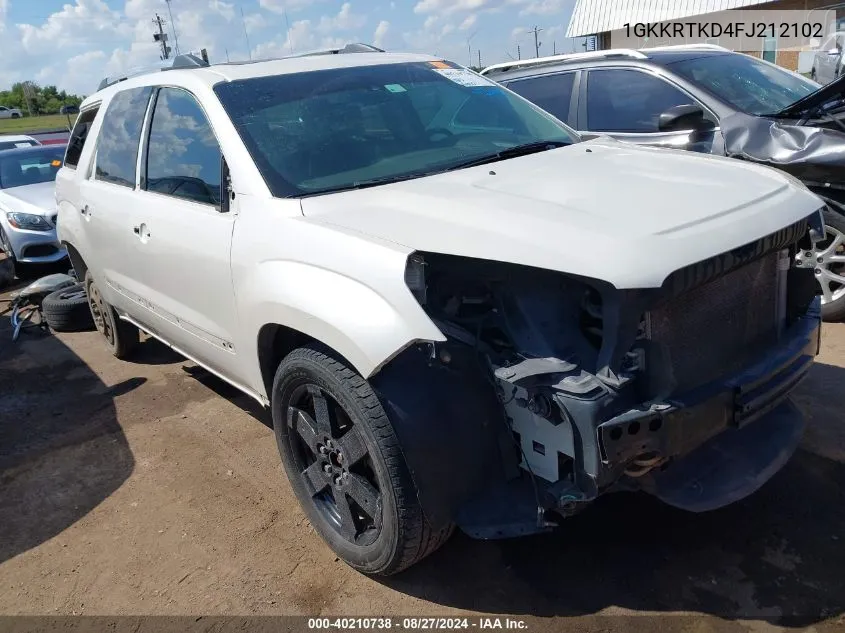 1GKKRTKD4FJ212102 2015 GMC Acadia Denali