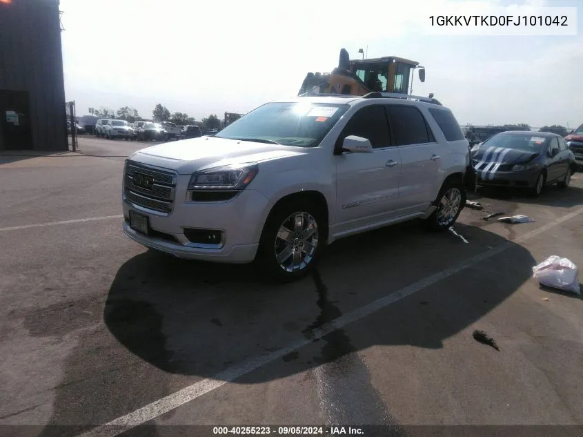 1GKKVTKD0FJ101042 2015 GMC Acadia Denali