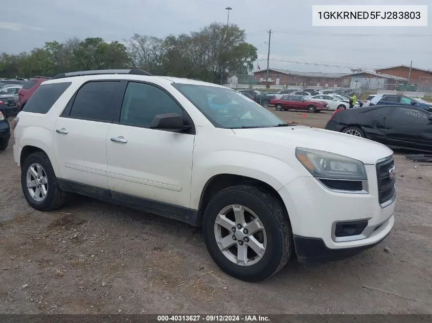 2015 GMC Acadia Sle VIN: 1GKKRNED5FJ283803 Lot: 40313627