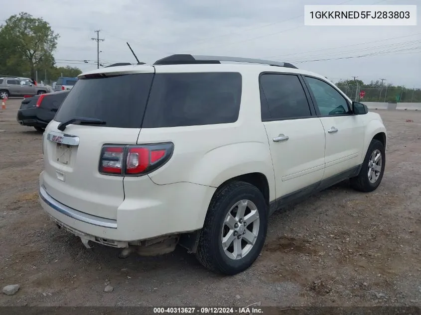 1GKKRNED5FJ283803 2015 GMC Acadia Sle