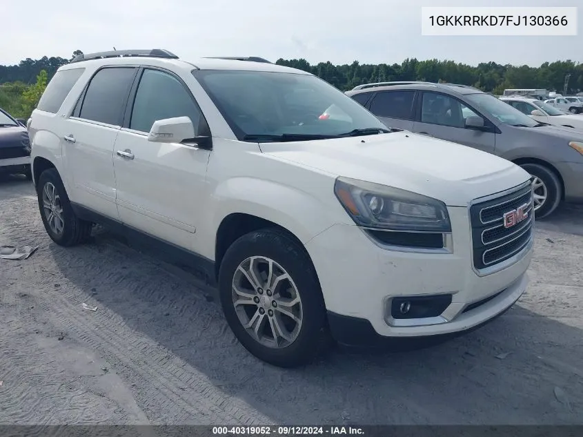 2015 GMC Acadia Slt-1 VIN: 1GKKRRKD7FJ130366 Lot: 40319052